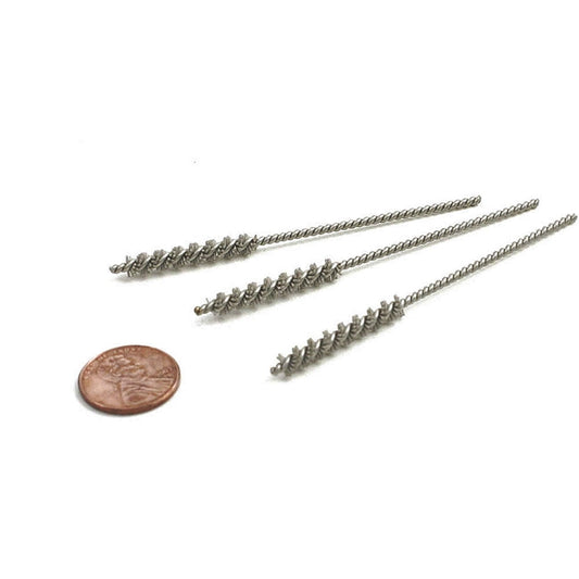 Brush Research 81AY094600AO Miniature Deburring Brush, 12/Pk, 81-AY .094 600AO