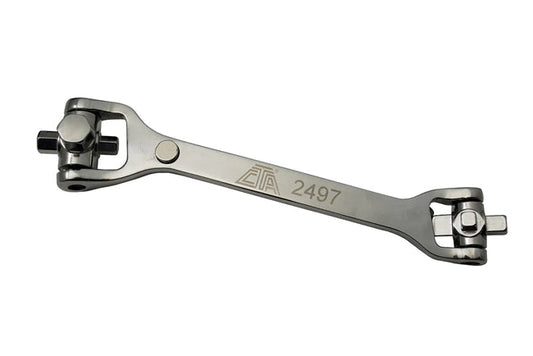 CTA 2497K 8" 1 Oil & Lube Multi-Wrench - Male Square & Hex