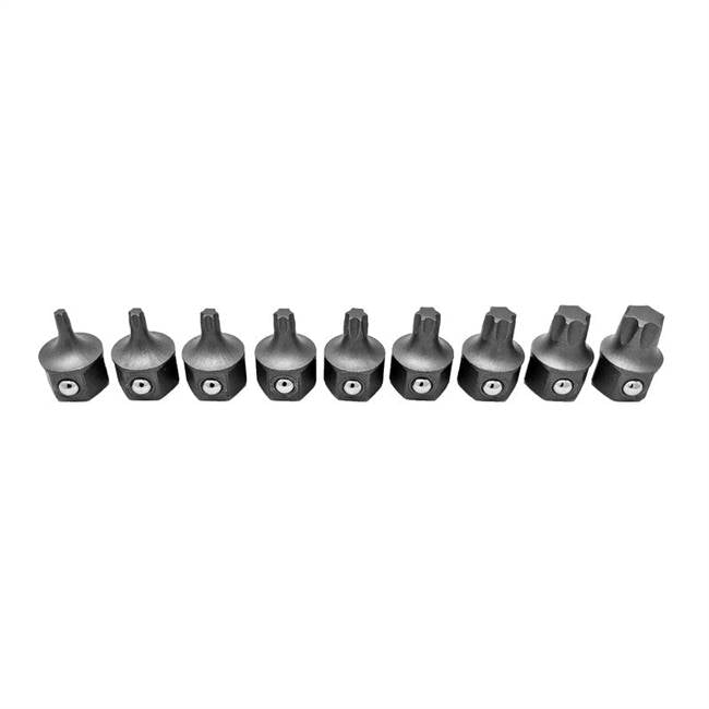 CTA 5058 Stubby Torx Bit 9 Pc Set