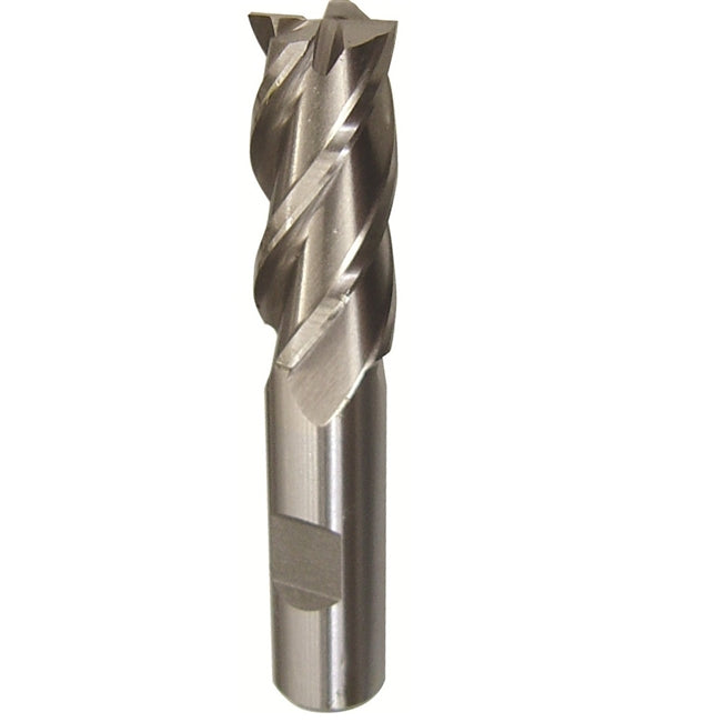 Drill America BRCF332 3/4" X 5/8" HSS 4 Flute Single End End Mill, Drill America, BRCF332