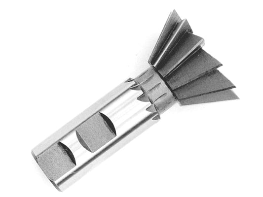 Drill America DWCA1410-45 3/4" 45 Degree HSS Weldon Shank Dovetail Cutter, DWCA1410-45