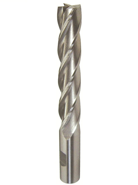 Drill America DWCF320-CC 9/16" X 1/2" HSS 4 Flute Single End Center Cutting End Mill, Qualtech, DWCF320-CC