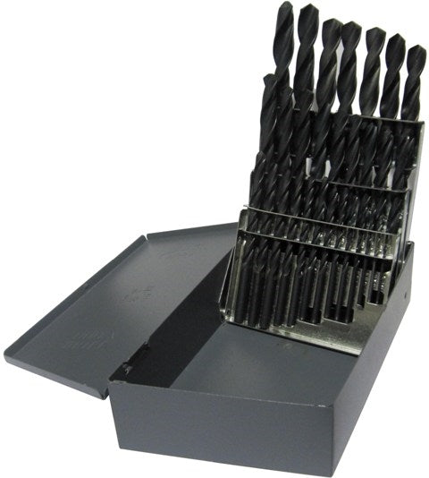 Drill America DWD26S-SET A - Z HSS 26 Piece Screw Machine Drill Bit Set, Qualtech, DWD26S-SET