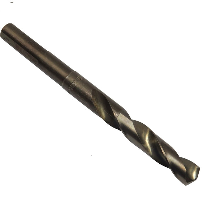 Drill America DWDCO19/32 19/32" Reduced Shank Cobalt Drill Bit, 1/2" Shank, Qualtech, DWDCO19/32