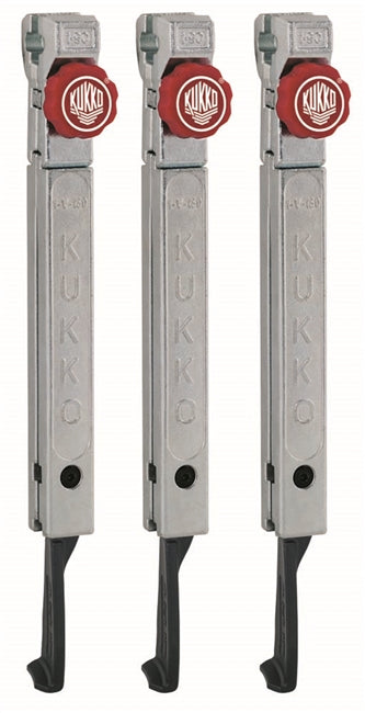 Kukko 1-255-S 3 Extremely Narrow, Quick Adjusting Jaws (Set) 9 7/8 250 mm