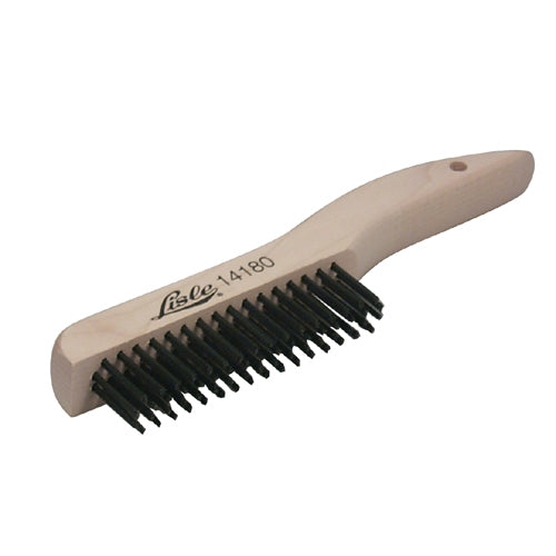 Lisle 14180 Shoe Handle Wire Scratch Brush