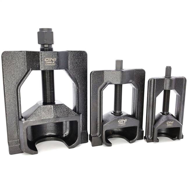 Universal U Joint Puller Tool Master Set for Class 1-8 Heavy Medium & Light Duty Trucks, Buses, Cars and AG Equipment Using Spicer Drivelines Meritor Rockwell RPL SPL with 1" to 2.2" Bearing Cups