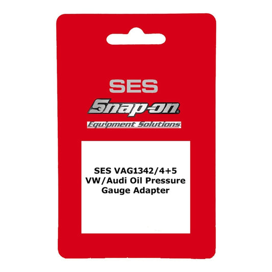 SES VAG1342/4+5 VW/Audi Oil Pressure Gauge Kit - Adapter 4 & 5