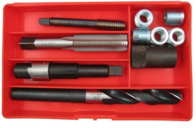 Big-Sert 5761E 7/16-14 Chevrolet Big Block Oversized Head Bolt Thread Repair Kit